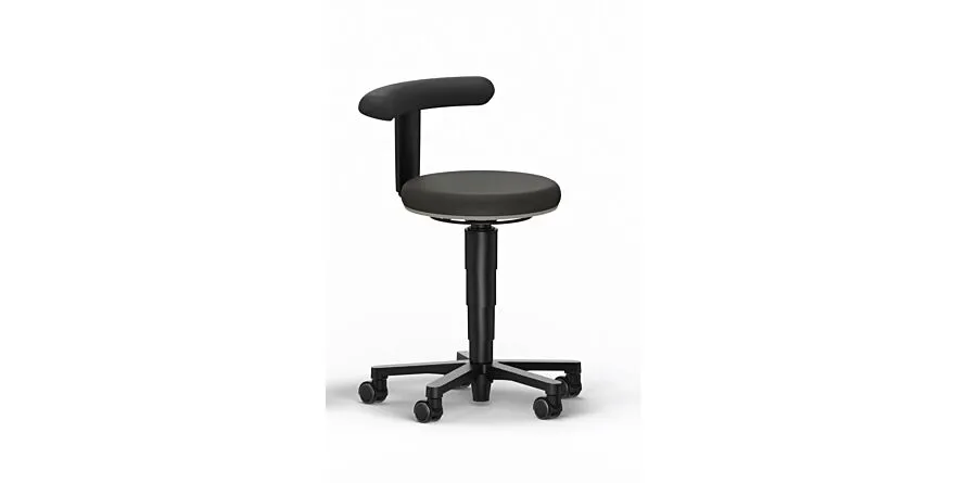 Allround kruk 2, met wielen, kunstleer Magic, verschillende kleurvarianten