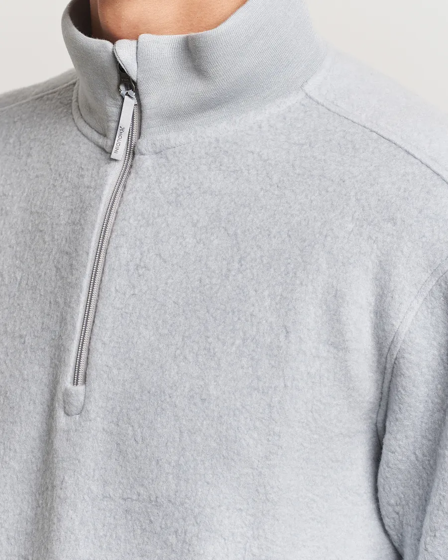 Alto Wool/Tencel Half Zip Cloudy Grey