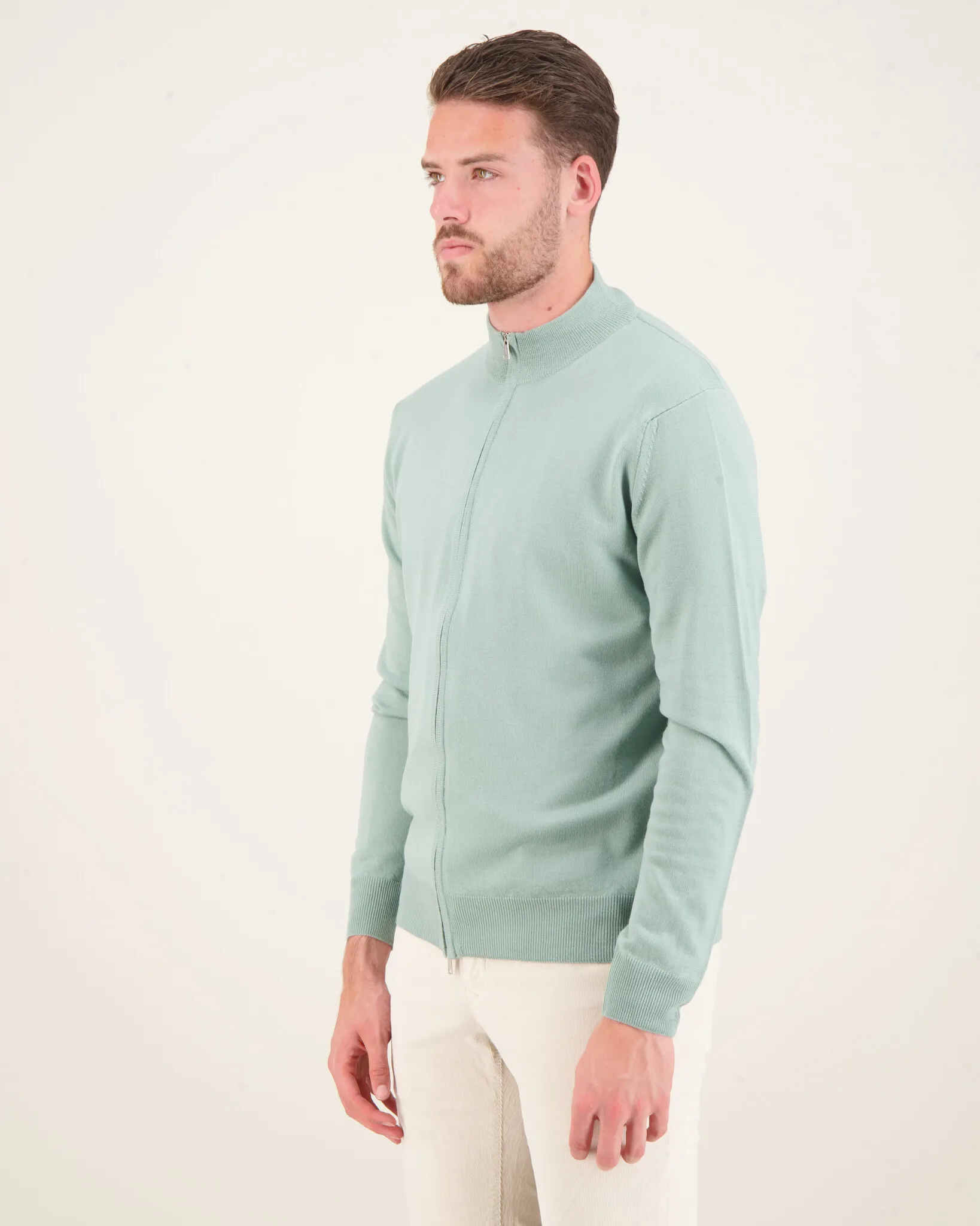 Aurélien  Bomber Zip Vest Groen
