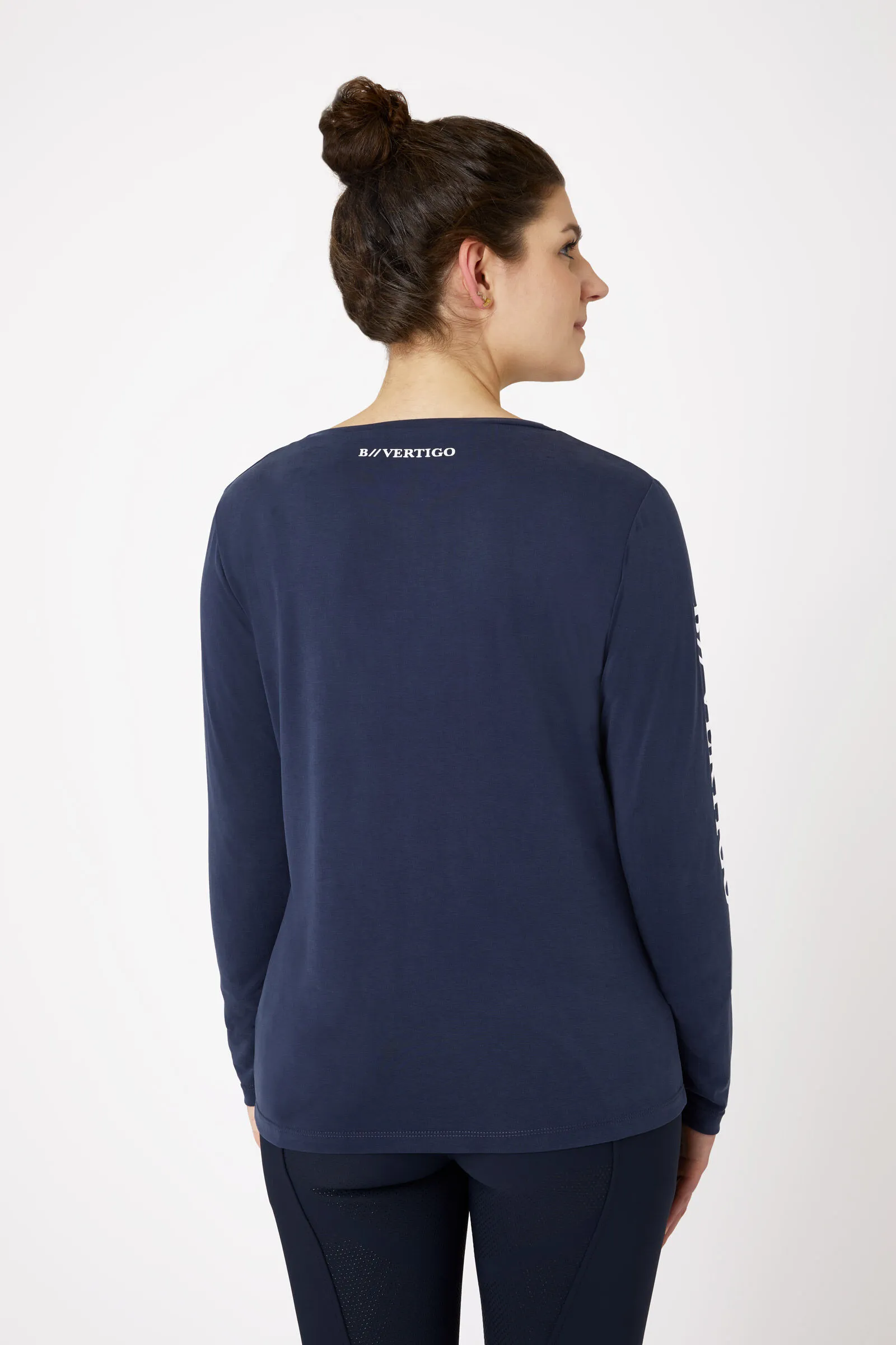 B VERTIGO DANIELE LONGSLEEVE TSHIRT, DAMES