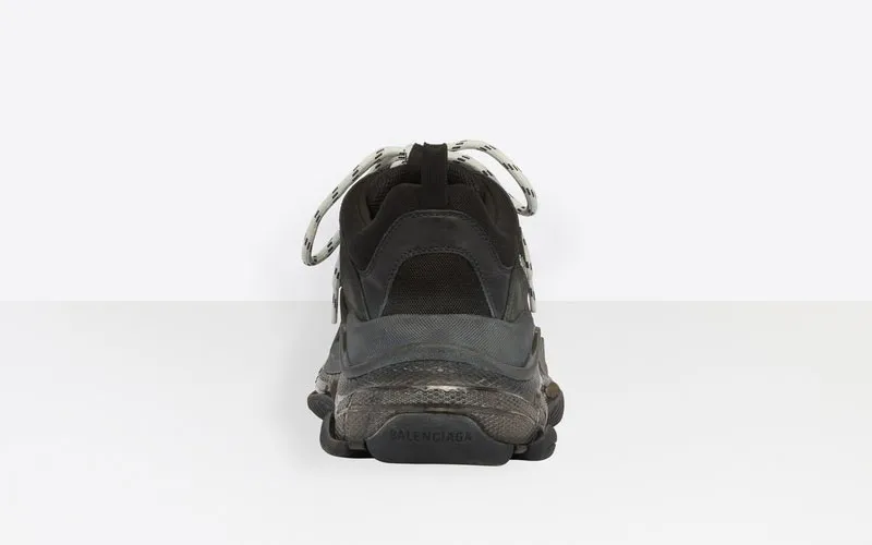 Balenciaga Triple S Clear Sole Zwart