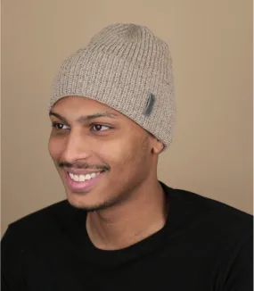 Beige reversmuts Harissson Beanie beige