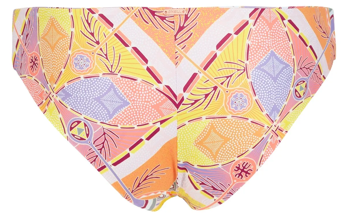 Bikinibroekje O'Neill Women Maoi Yellow Scarf Print