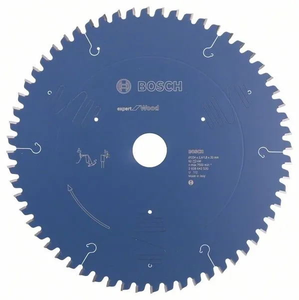 BOSCH Zaagblad Expert voor Hout 210 x 30 x 2,4 mm, 48 2608642496