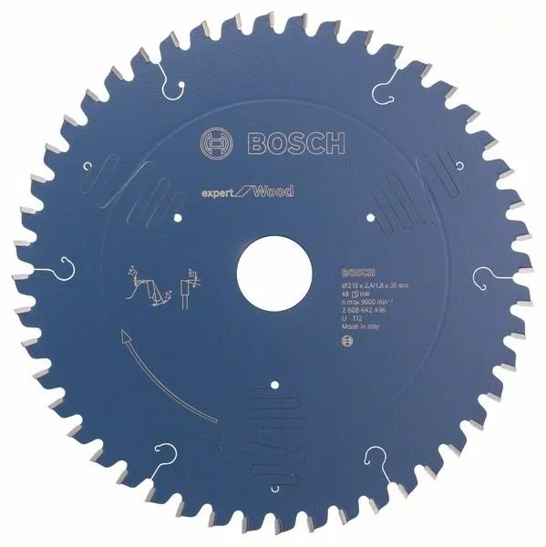 BOSCH Zaagblad Expert voor Hout 210 x 30 x 2,4 mm, 48 2608642496