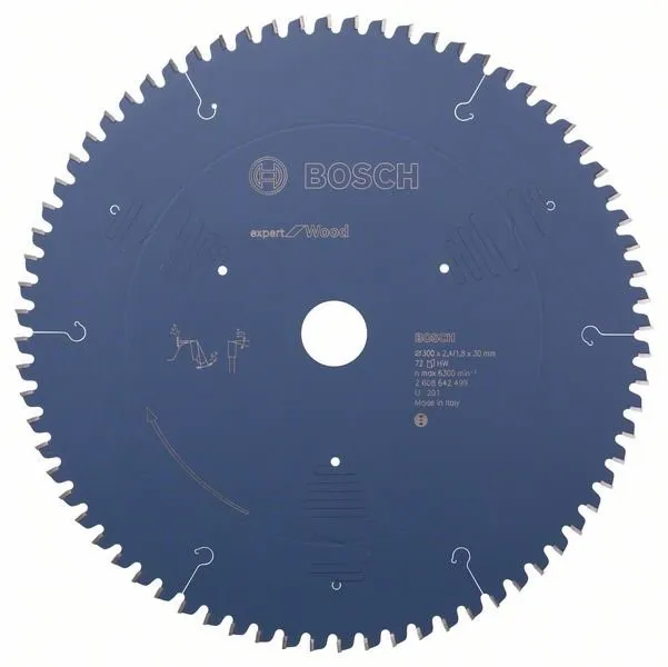 BOSCH Zaagblad Expert voor Hout 210 x 30 x 2,4 mm, 48 2608642496