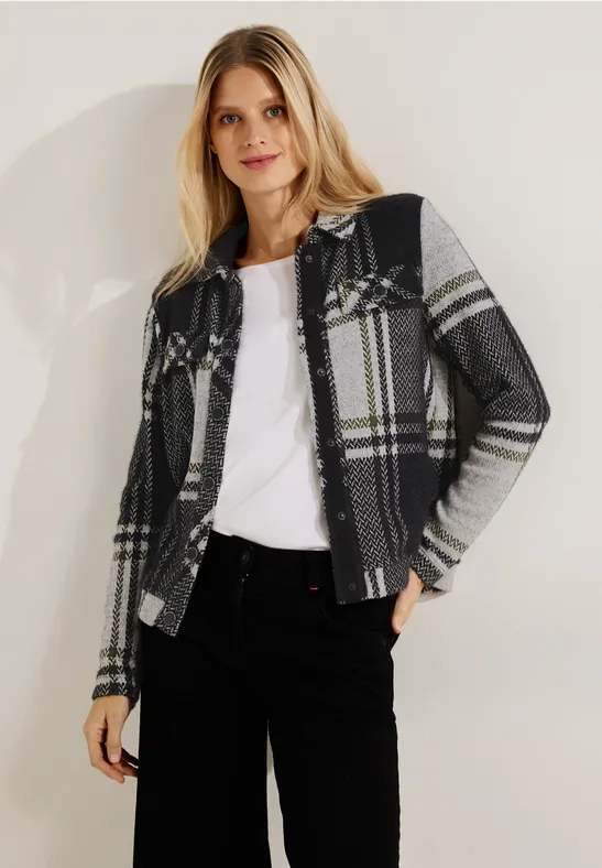 CECIL Ruiten jacquard jas