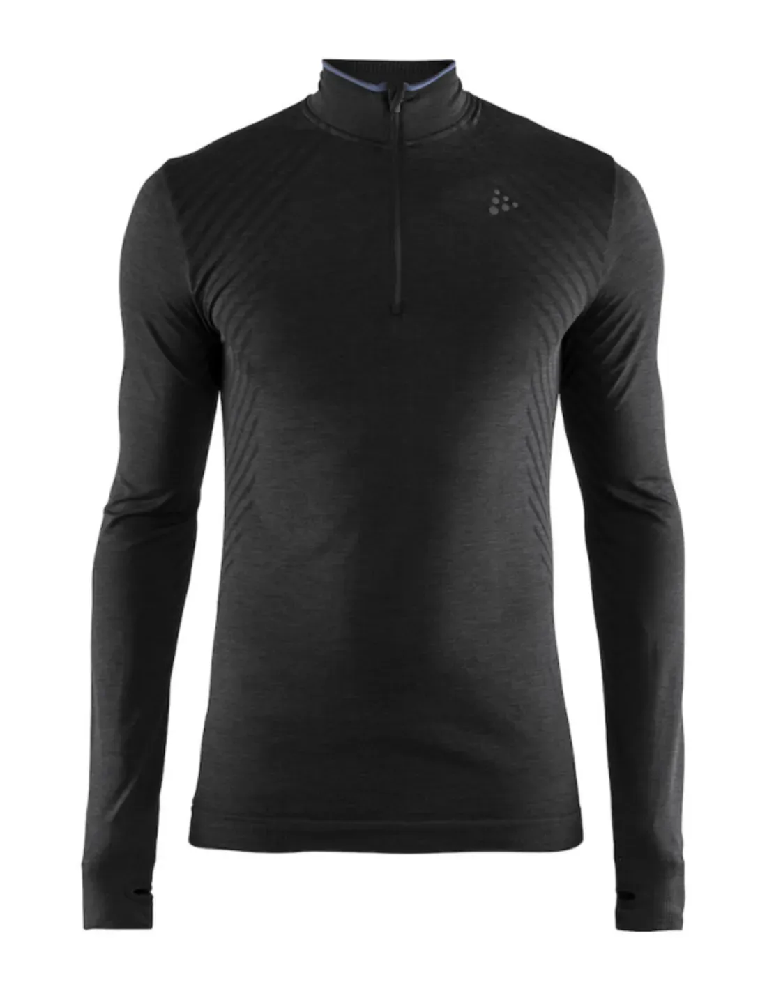 Craft Fuseknit Comfort Zip Ondershirt (zwart)