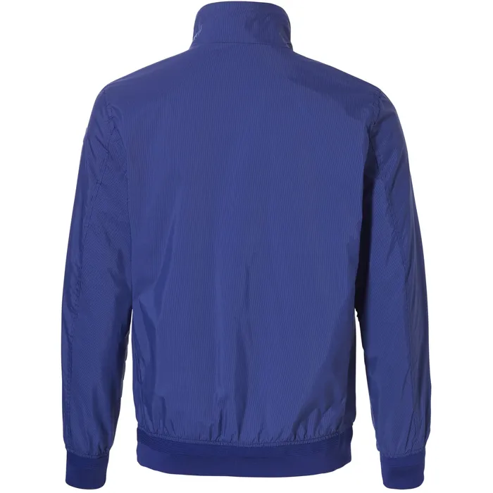 FINNMARK WIND EN WATERDICHT ZOMERJACK MET KRIJTSTREEP BLAUW