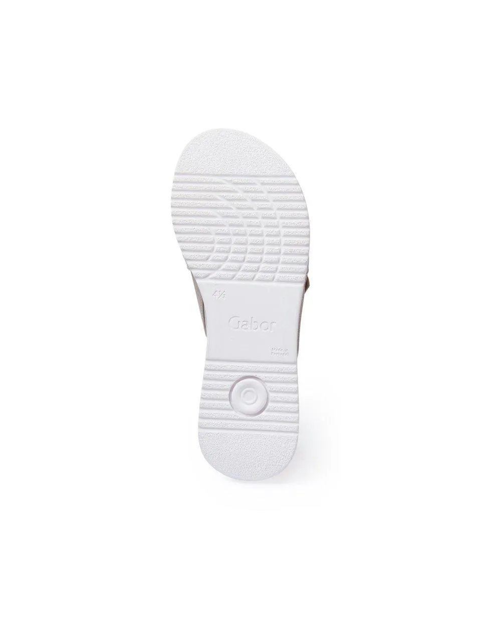 Gabor Comfort Slippers met plateauzool van echt leer