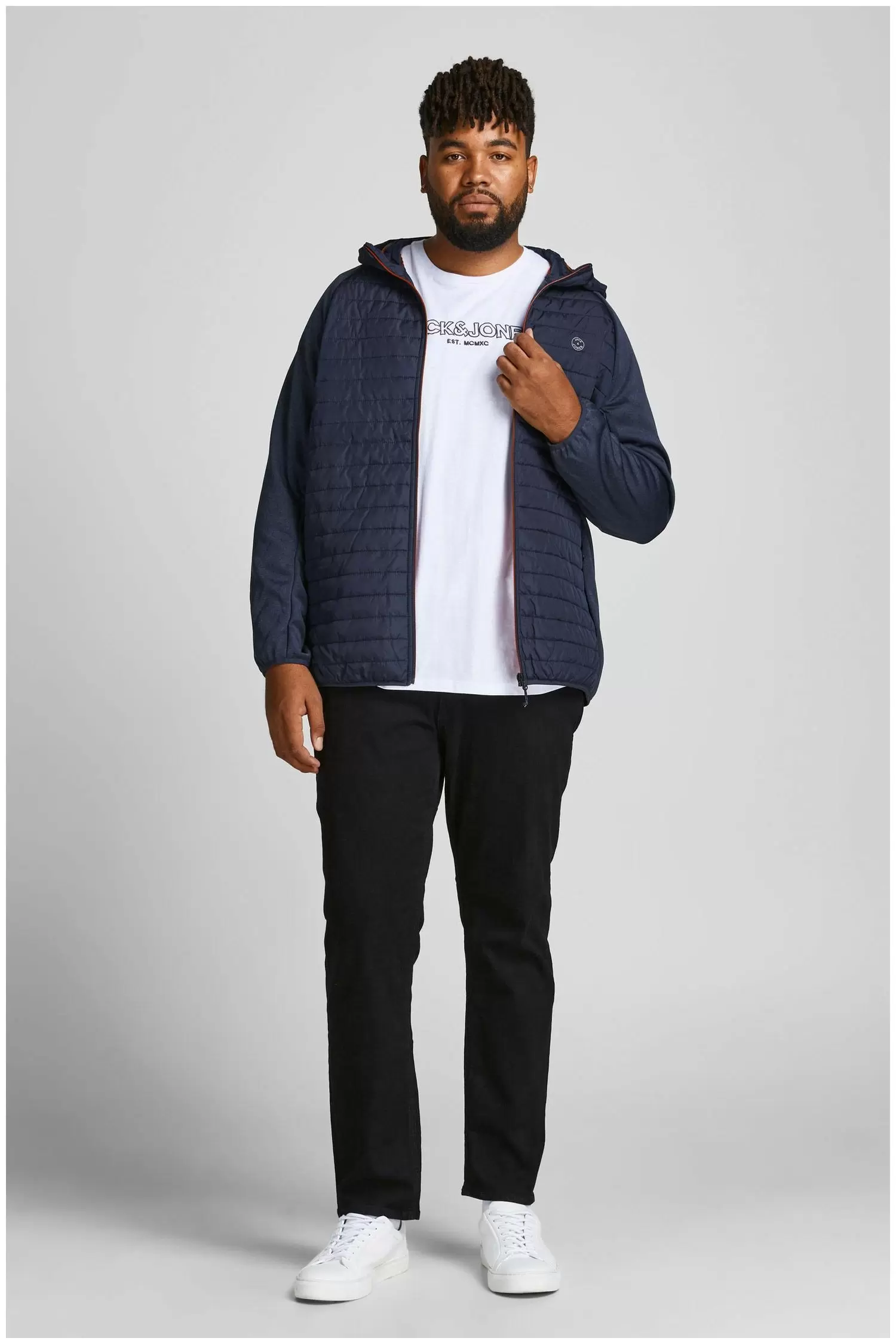 Gewatteerd jack van Jack & Jones