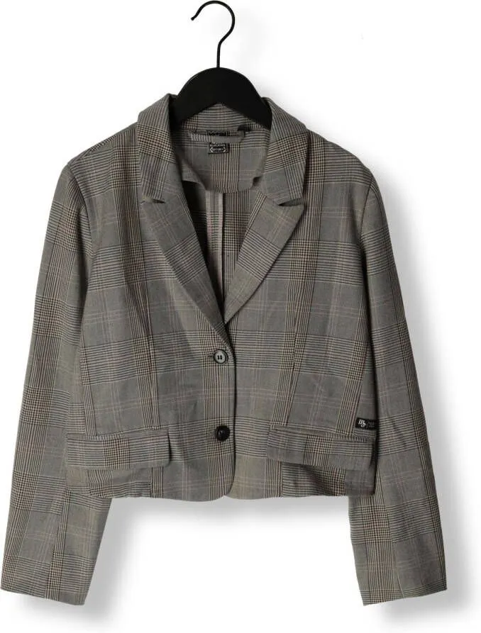 INDIAN BLUE JEANS Meisjes Blazers Check Colbert Oversized Zwart