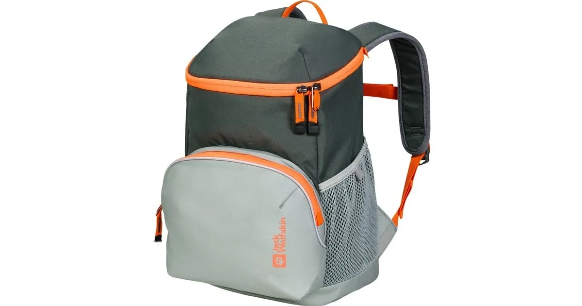 Jack Wolfskin Erlebnis Pack rugzak (Groen/oranje)