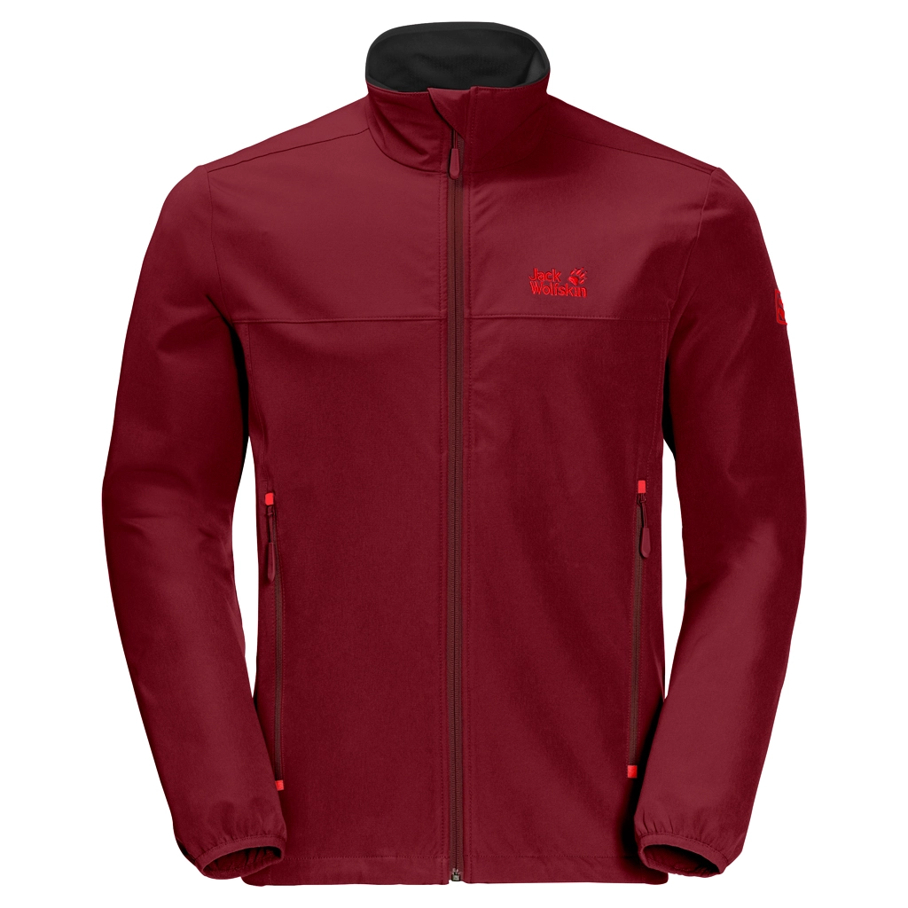 Jas Jack Wolfskin Men Crestview Red Maroon