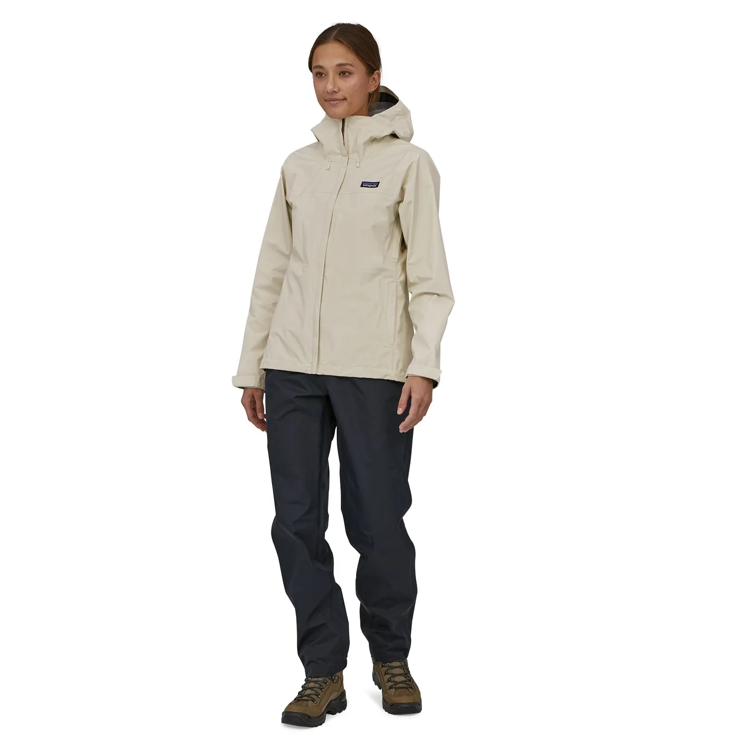 Jas Patagonia Women Torrentshell 3L Rain Jacket Wool White