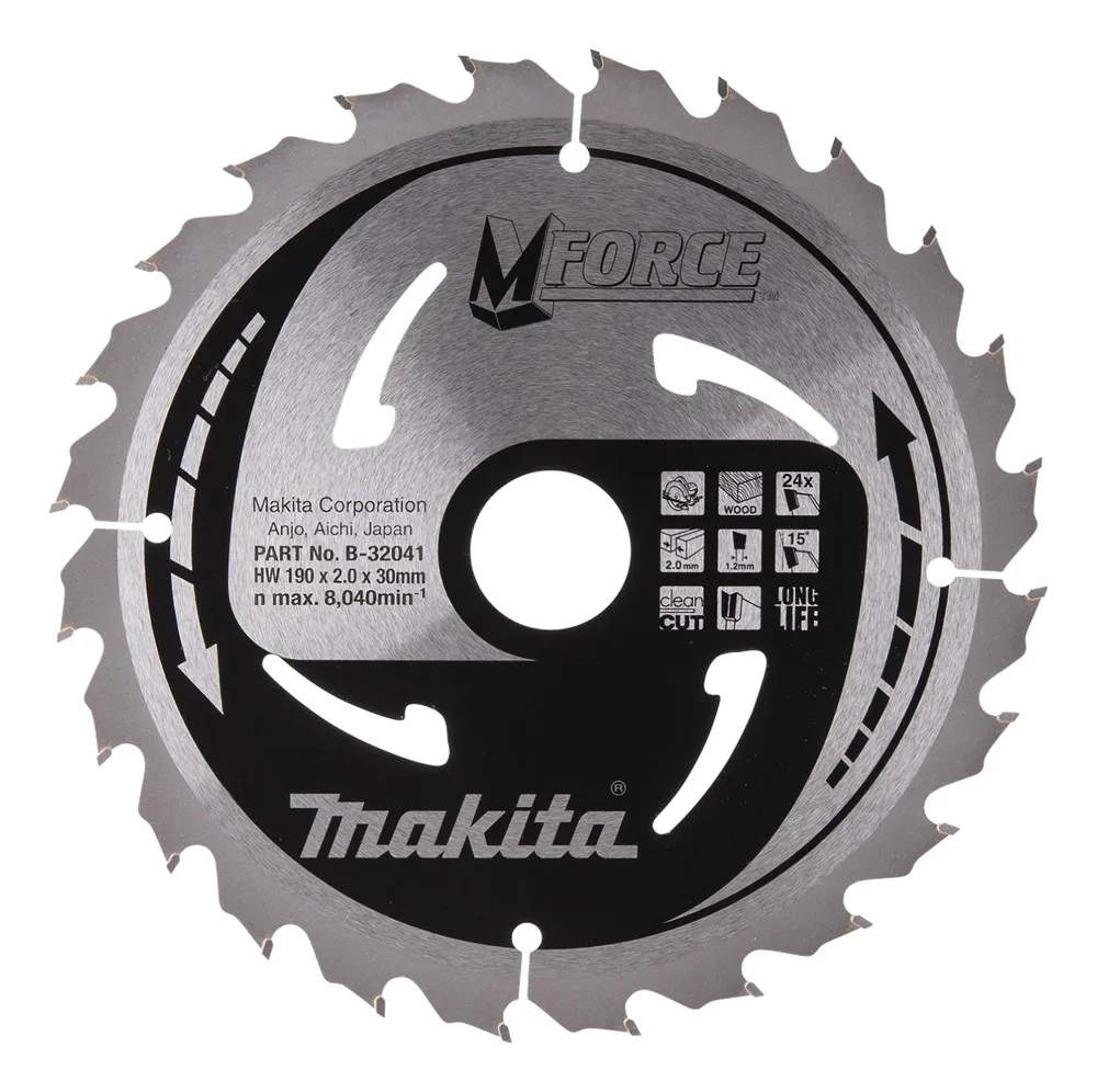 MAKITA CIRKELZAAGBLAD HOUT B32041