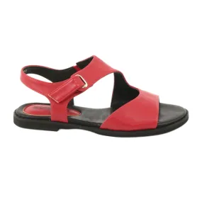 M.Daszyński Rode Sandalen Daszyński MR1848-6 zwart