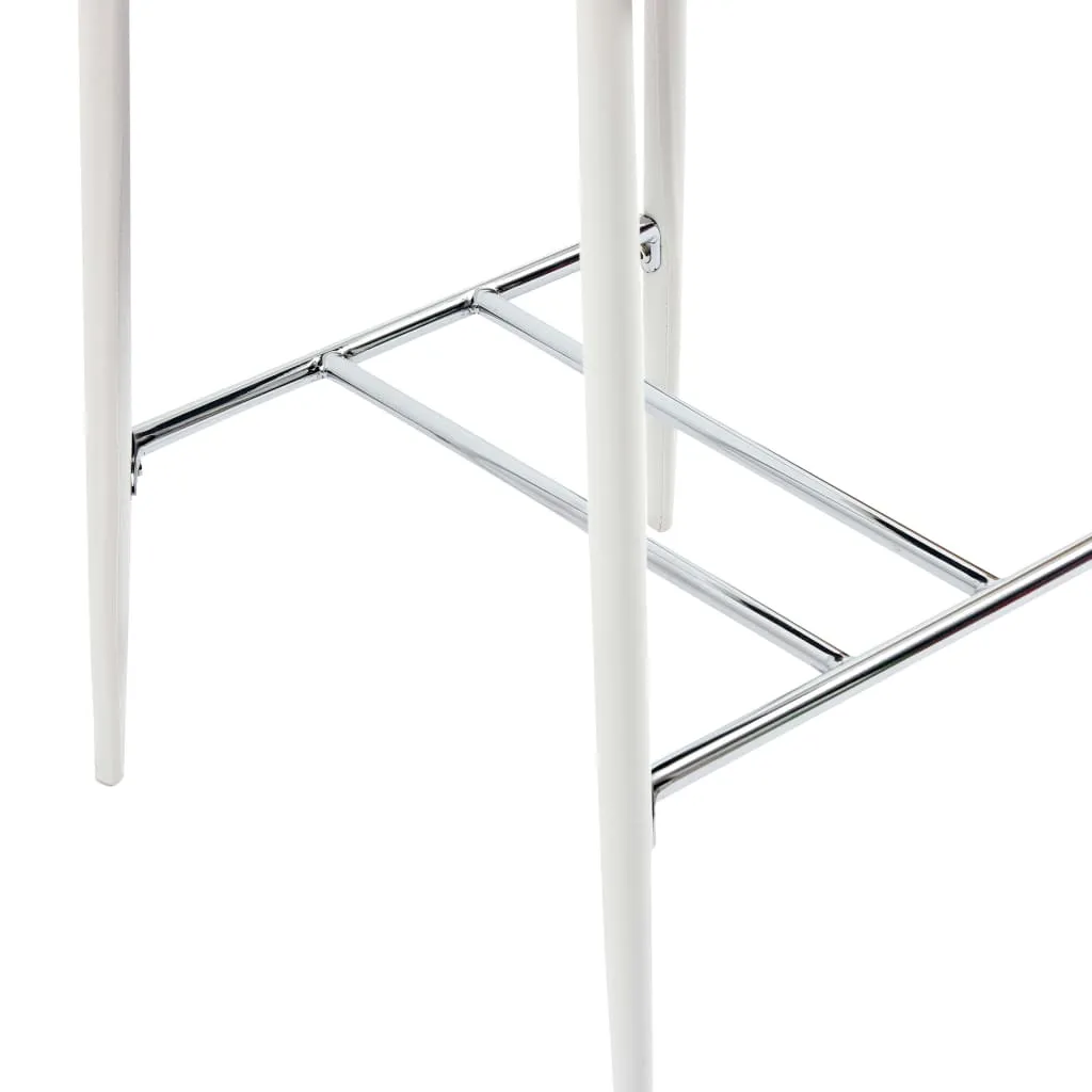 MEDINA 5DELIGE BARSET KUNSTLEER WIT