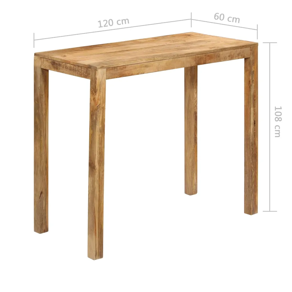 Medina Bartafel 120x60x108 cm massief mangohout