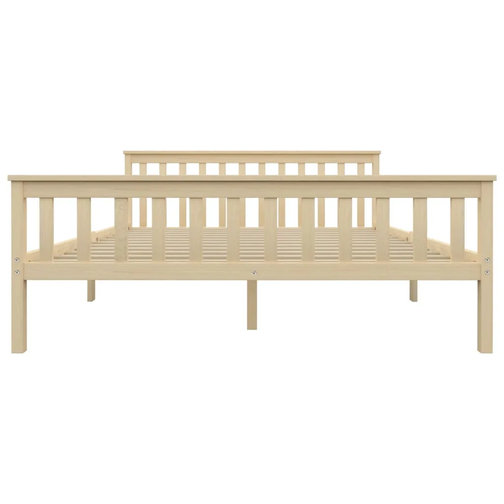 Medina Bedframe massief grenenhout lichthoutkleurig 180x200 cm