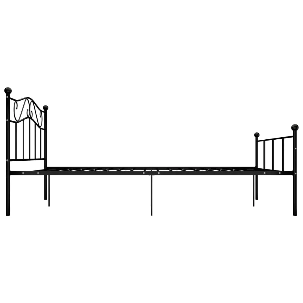 Medina Bedframe metaal zwart 160x200 cm
