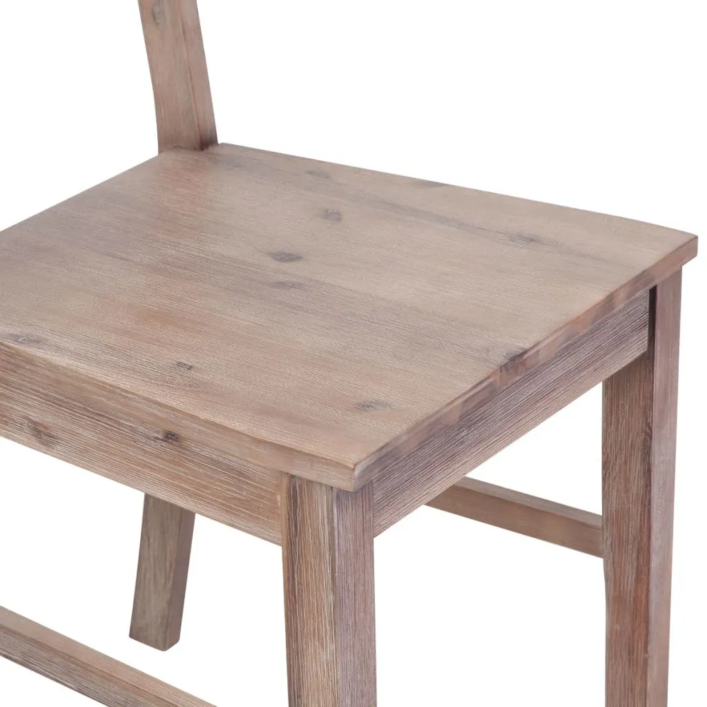 Medina Eetkamerstoelen 4 st massief acaciahout