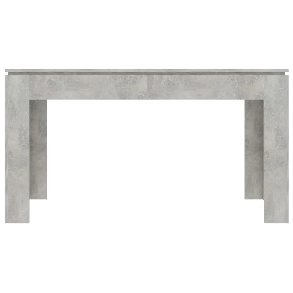 Medina Eettafel 140x70x76 cm spaanplaat betongrijs