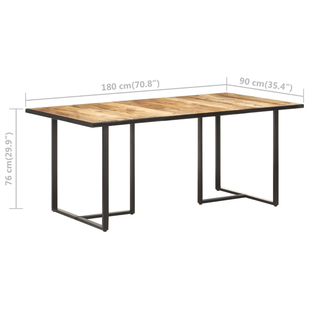 Medina Eettafel 180 cm ruw mangohout