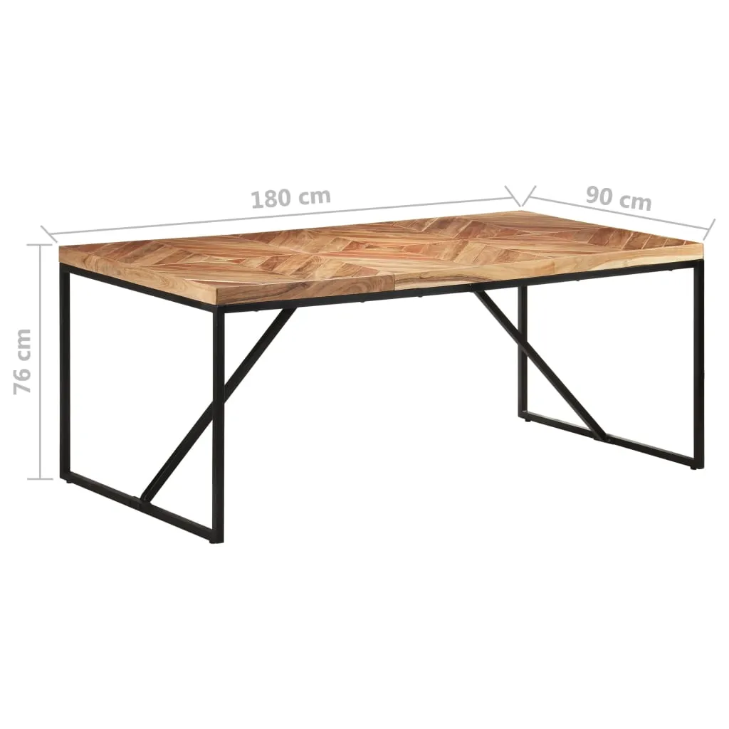 Medina Eettafel 180x90x76 cm massief acaciahout en mangohout
