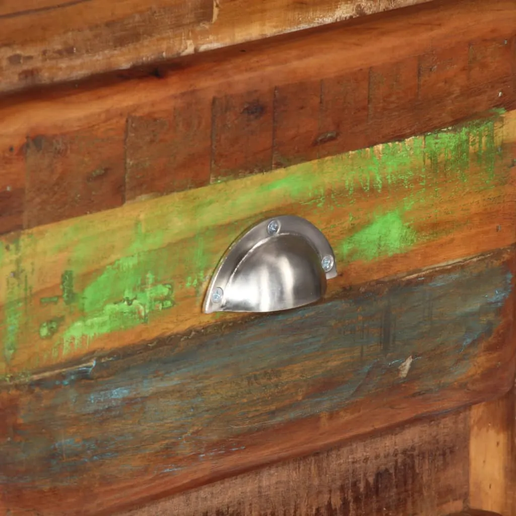 Medina Hoge kast 90x42x142 cm massief gerecycled hout