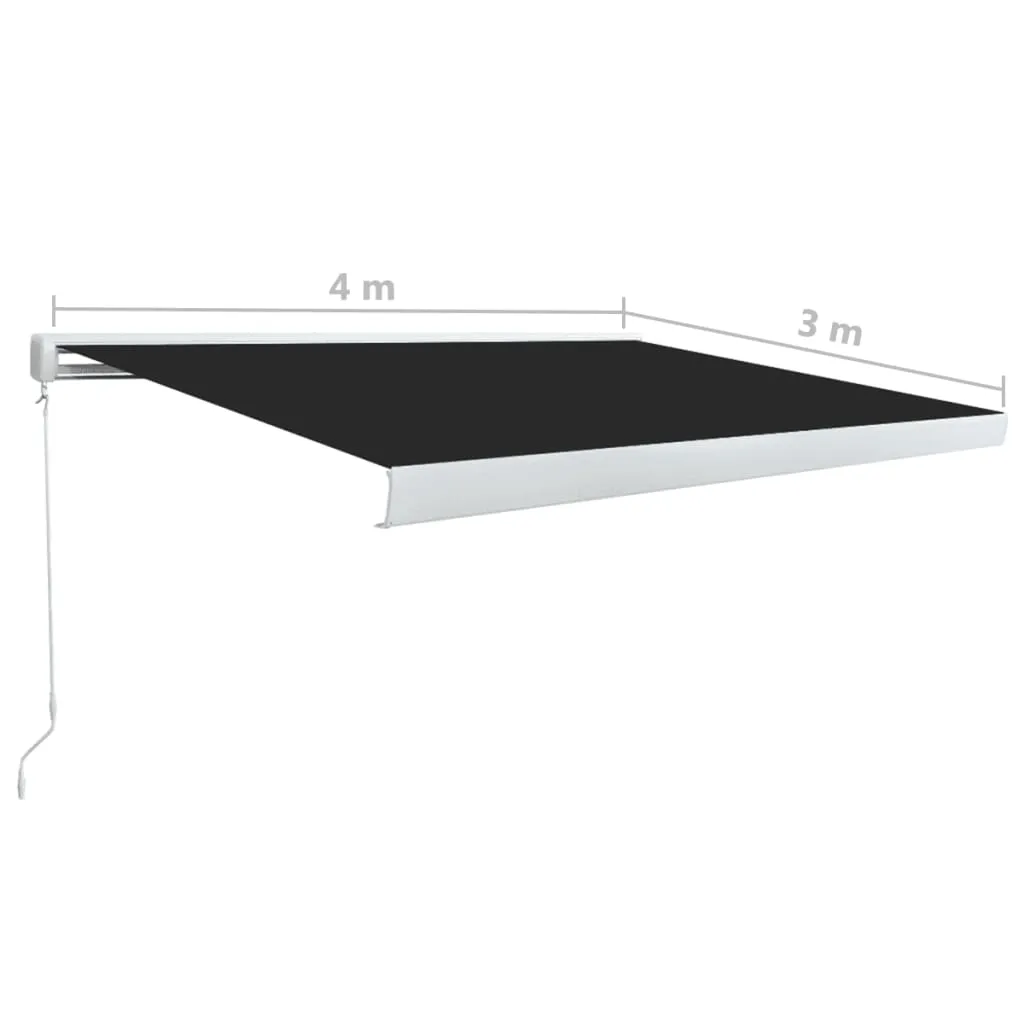 Medina Luifel handmatig 400x300 cm antraciet