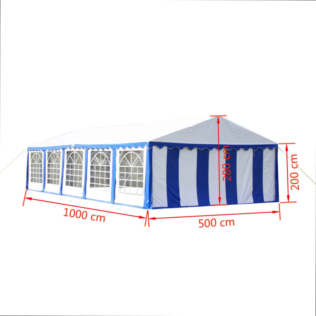 Medina Partytent 10x5 m blauw