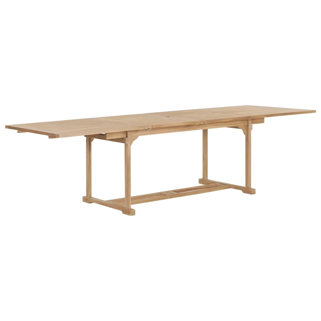 MEDINA TUINTAFEL VERLENGBAAR 180280X100X75 CM MASSIEF TEAKHOUT