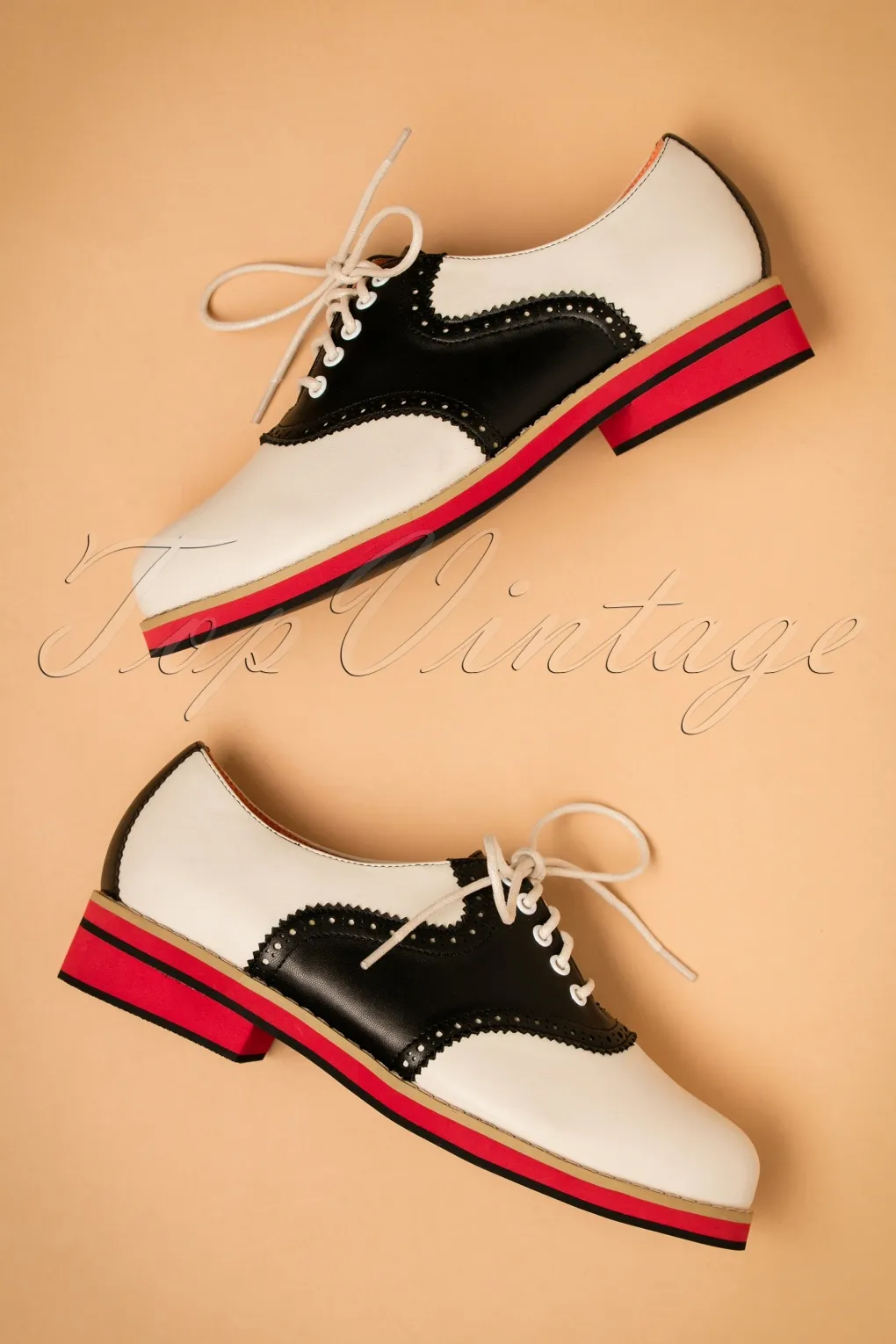 OLD SOUL DANCERSCHOENEN IN WIT EN ZWART