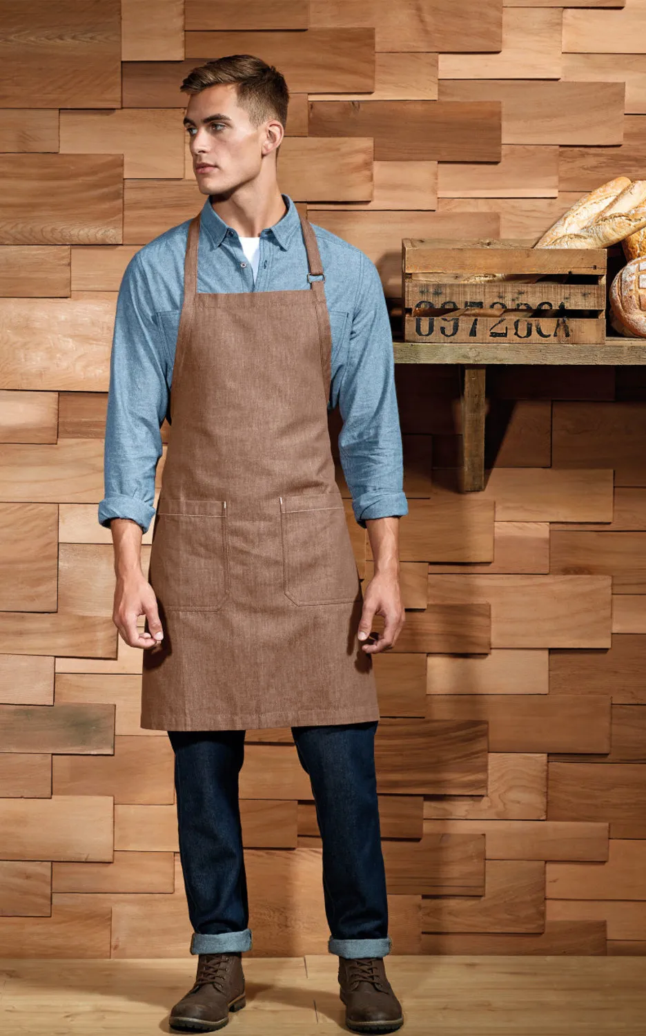 PremierPR113 Schort van biologisch Fair Trade denim