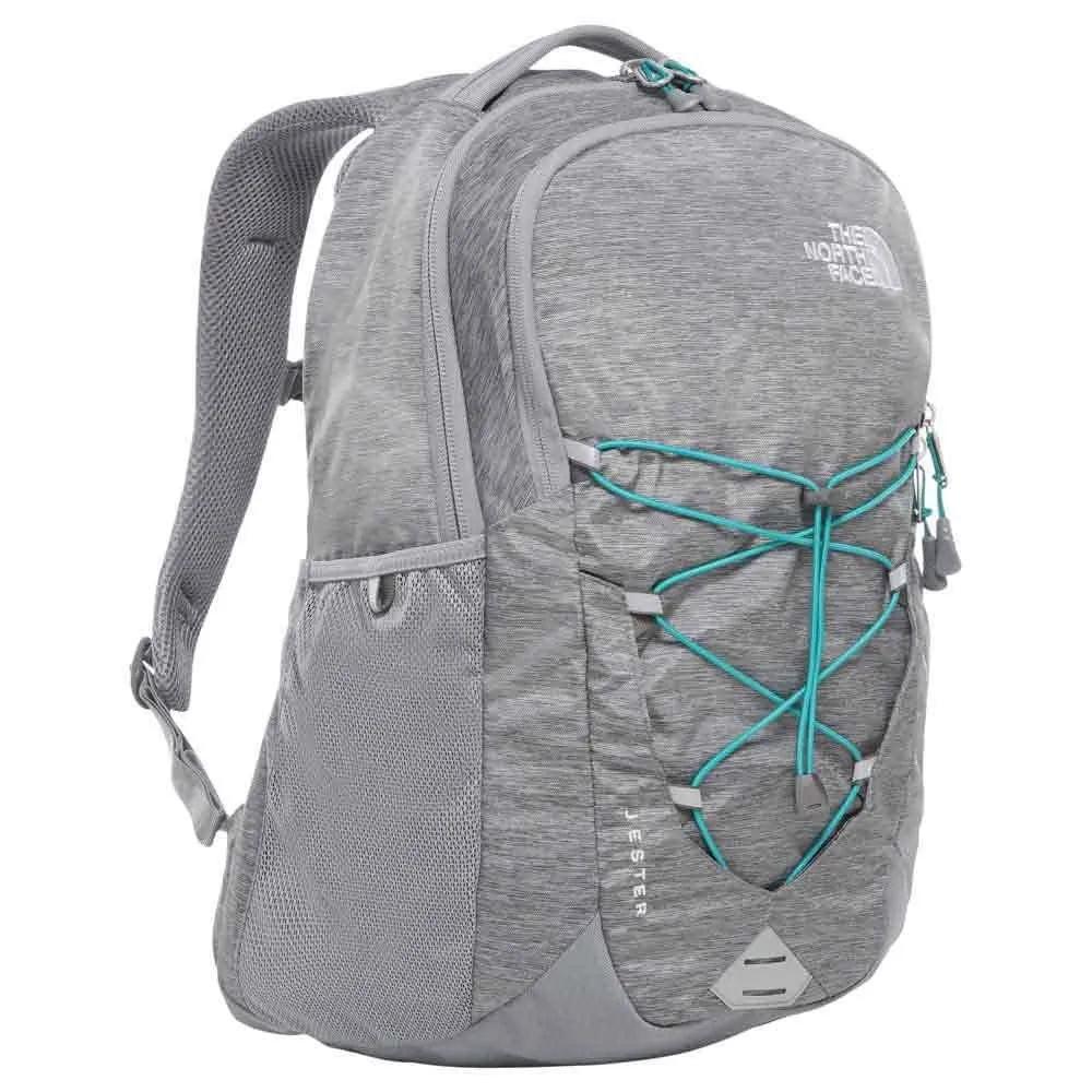 Rugzak The North Face Jester Mid Grey Dark Heather Fanfare Green
