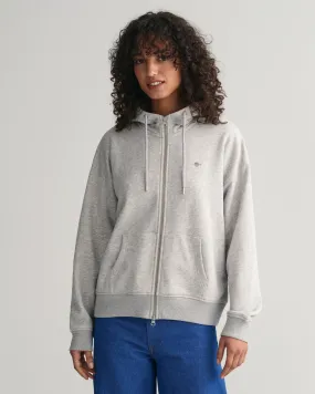Shield hoodie met ritssluiting