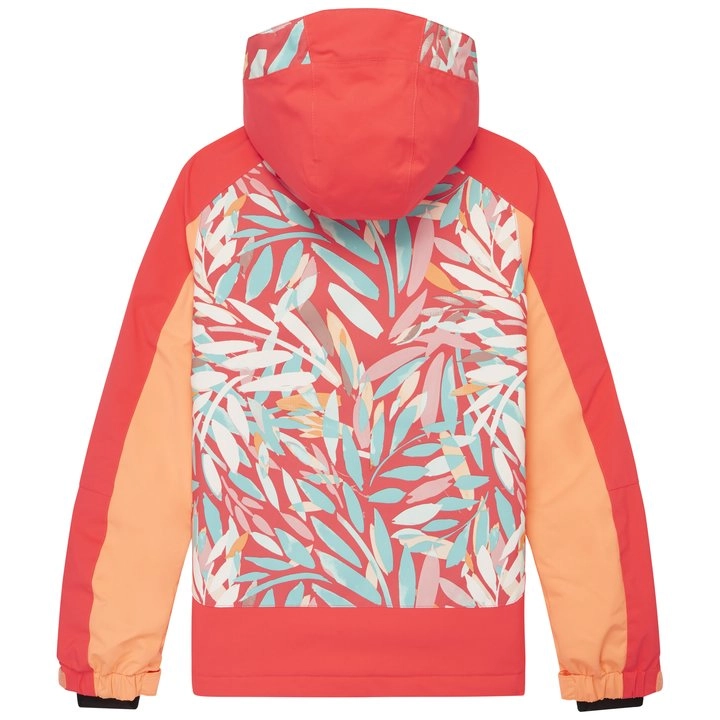 Ski Jas O'Neill Girls Allure Jacket Red Aop W/ Red