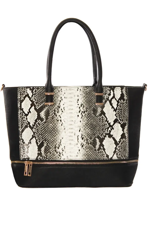 Snake Zipper Bag Black 2.0