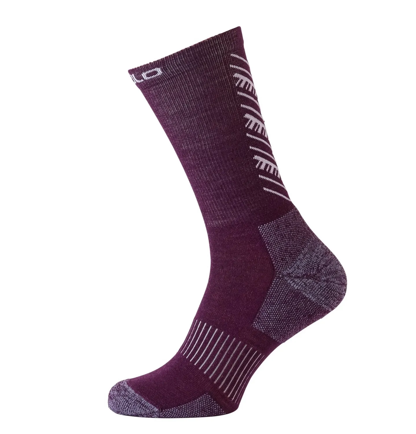 Sok Odlo Unisex Long Natural+ Warm Vintage Violet Orchid Petal