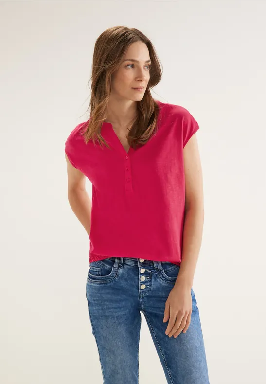 Street One Article_jersey shirt w.split