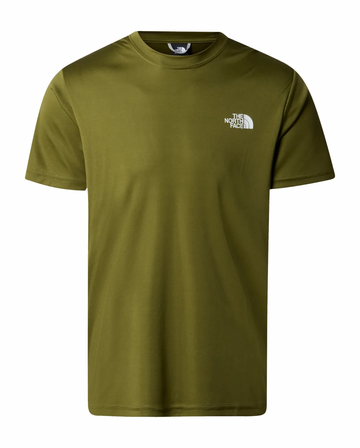 TSHIRT THE NORTH FACE MEN REAXION RED BOX TEE FOREST OLIVE