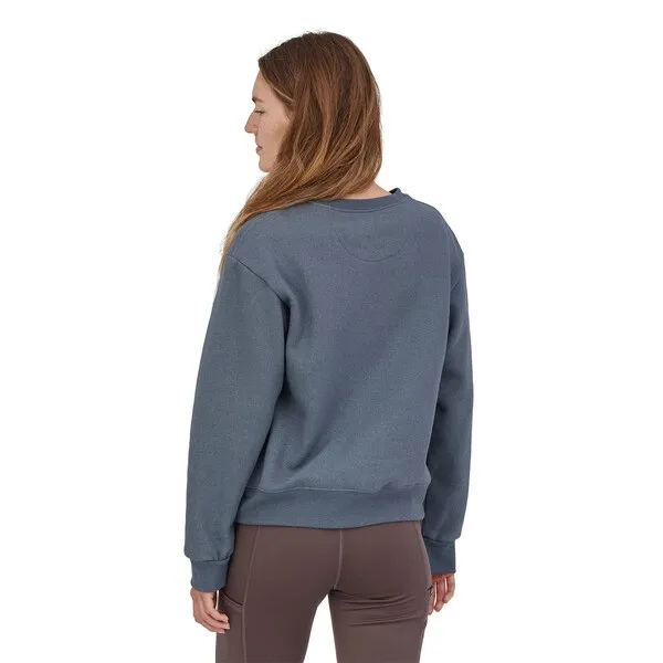 Trui Patagonia Women Ridge Rise Stripe Uprisal Crew Sweatshirt Plume Grey