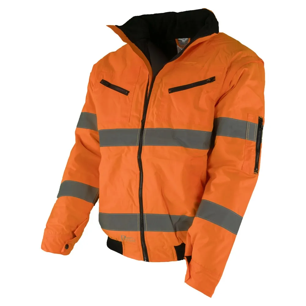 VEILIGHEIDSPILOTENJACK MAAT L ORANGE 100% PES(NL+BE)