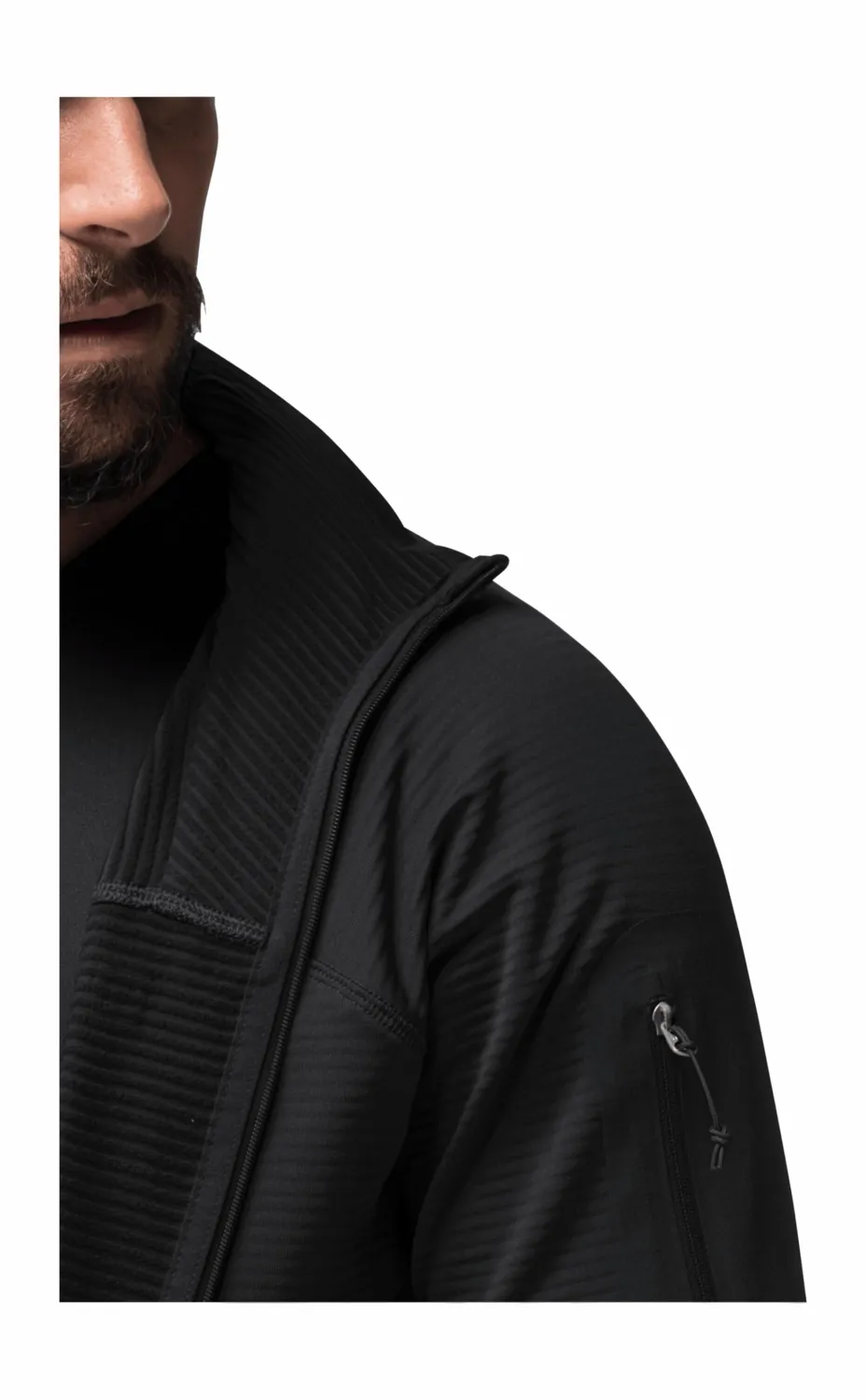 Vest Jack Wolfskin Men Prelight Full Zip Black