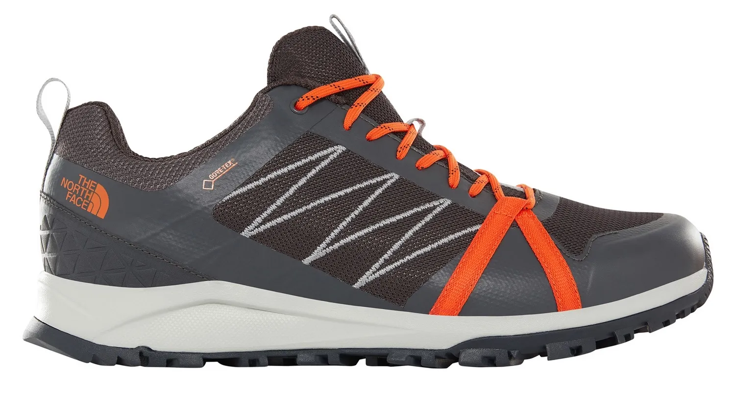 Wandelschoen The North Face Men Low fastpack II GTX Ebony Grey Scarlet Ibis