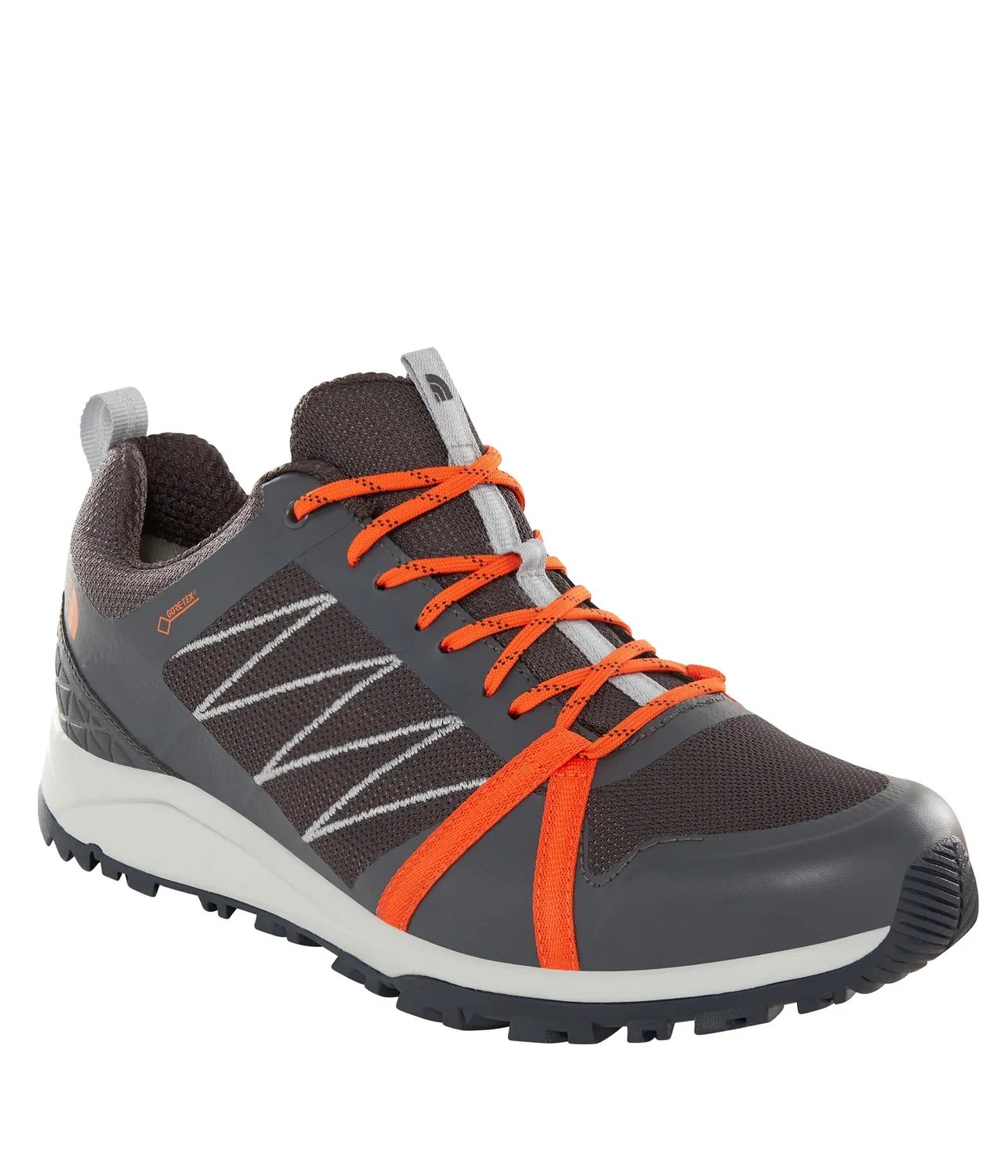 Wandelschoen The North Face Men Low fastpack II GTX Ebony Grey Scarlet Ibis