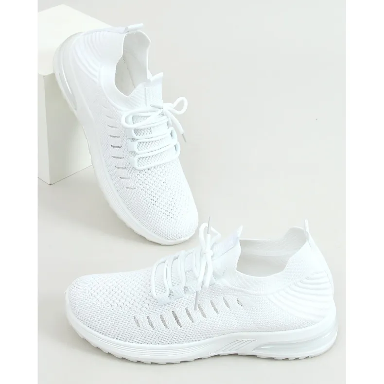 Witte sportsokken JHY90820 Wit