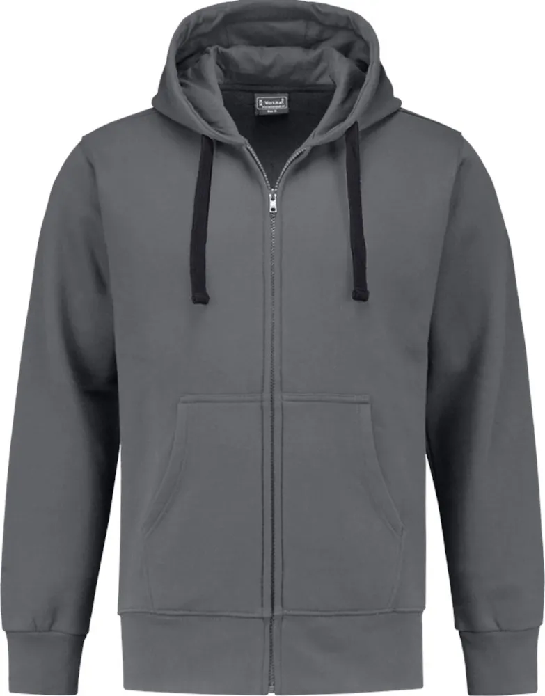 WORKMAN HOODED / SWEATVEST 340GR GRAPHITE
